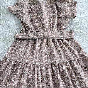 SHEIN Patterned MIDI Dress